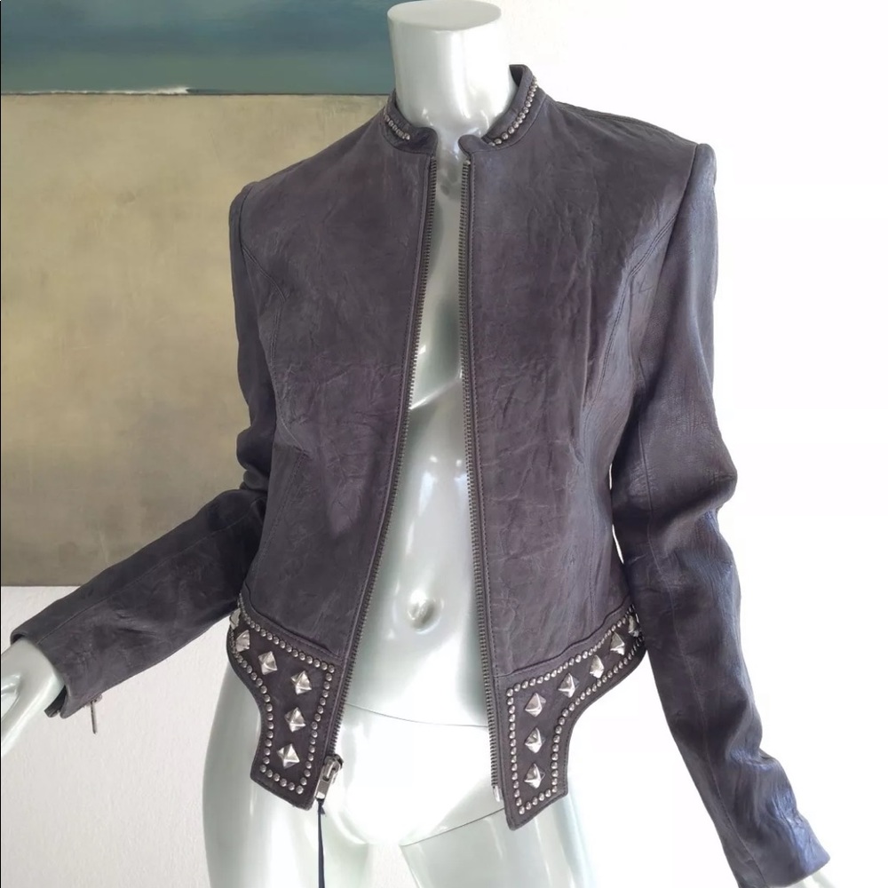 Authentic Thomas Wylde lamb leather jacket M